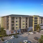 hnn uptown square apartment exterior rendering