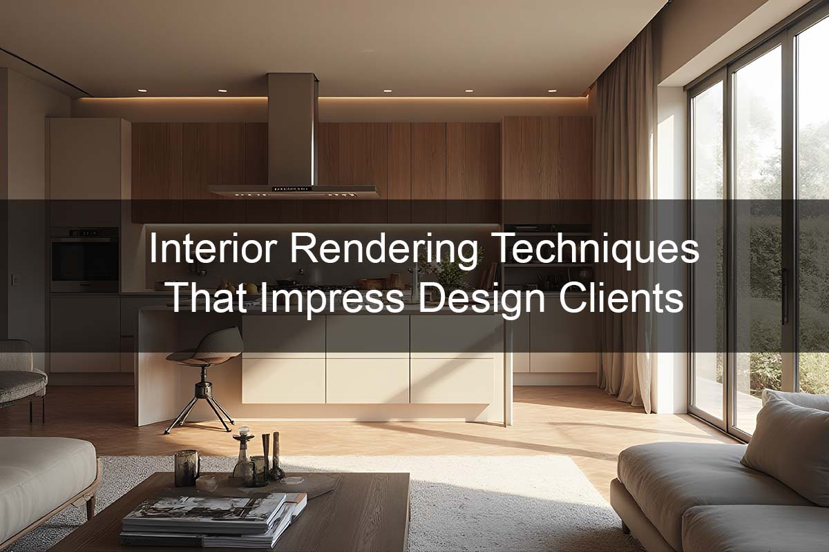 Interior Rendering Techniques That Impress Design Clients