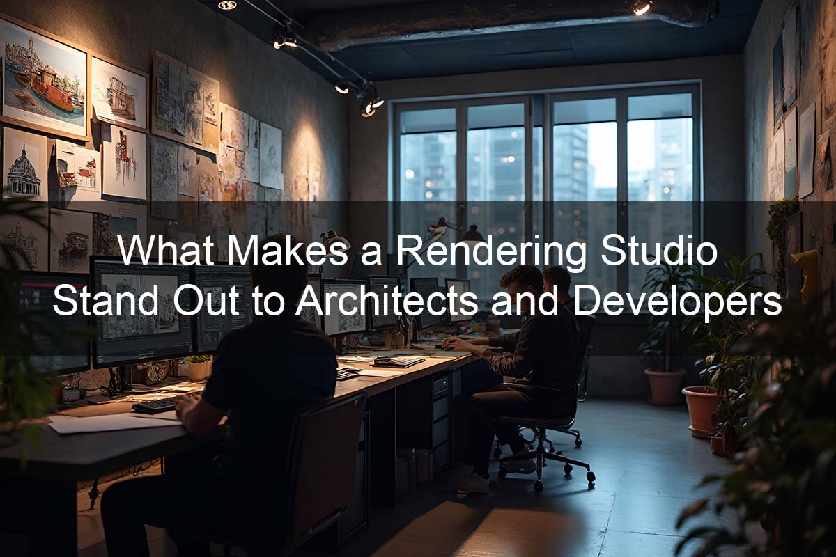 What Makes a Rendering Studio Stand Out