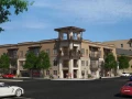 425 mills mixed use architectural rendering