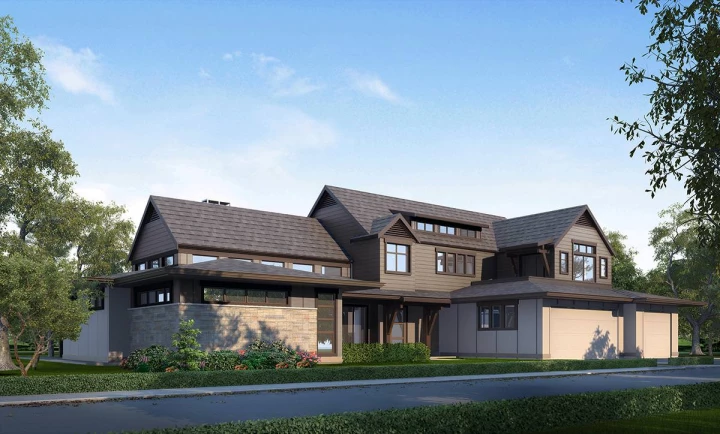 burke development residential house exterior rendering 1