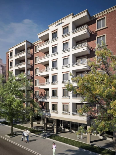 condominium exterior architectural rendering 2