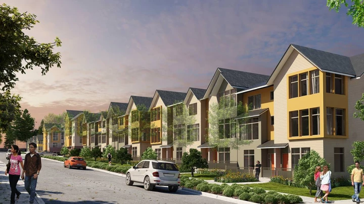 crossroads condominium exterior rendering 1