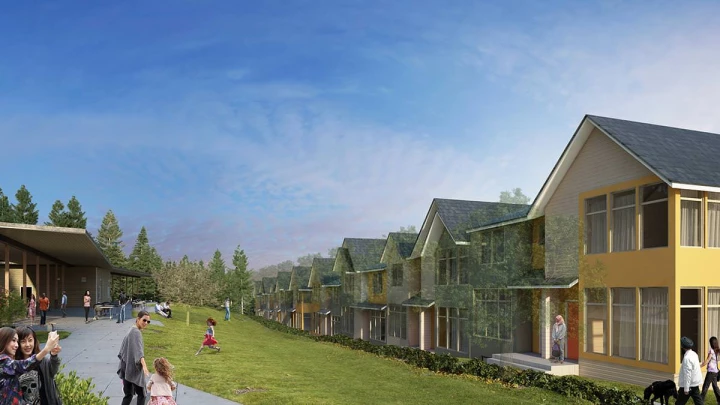 crossroads condominium exterior rendering 2