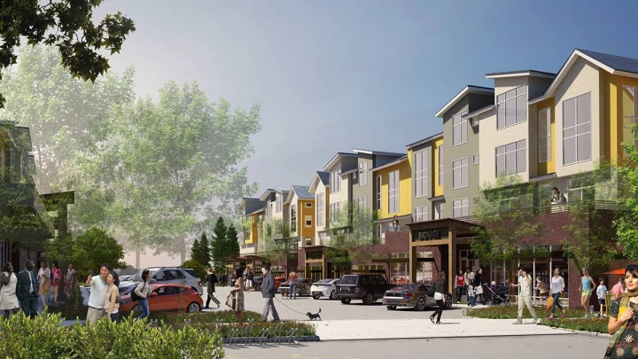crossroads condominium exterior rendering 3