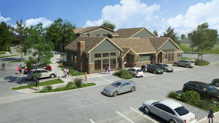 hnn kitts corner clubhouse exterior rendering