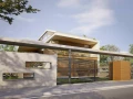 modern villa residential rendering 1