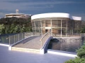 museum exterior 3d rendering 1