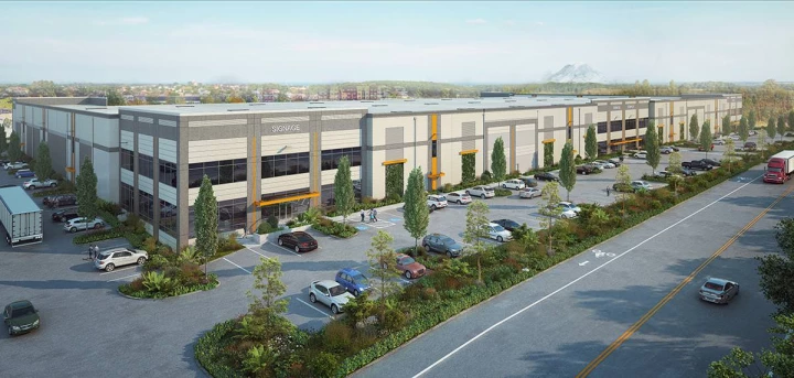 panattoni dmc distribution center rendering