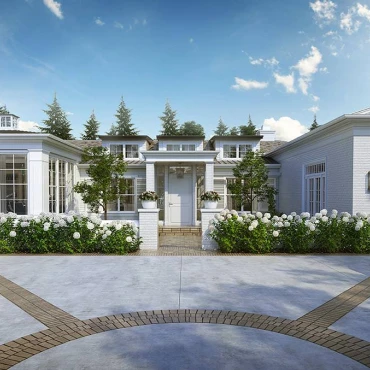 razore residence front yard 3d rendering razore residence front yard 3d rendering