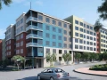 seattle mixed use exterior rendering 1