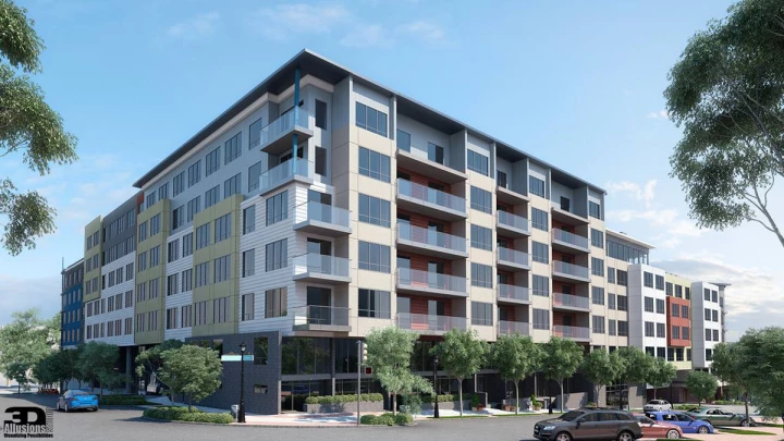 seattle mixed use exterior rendering 2