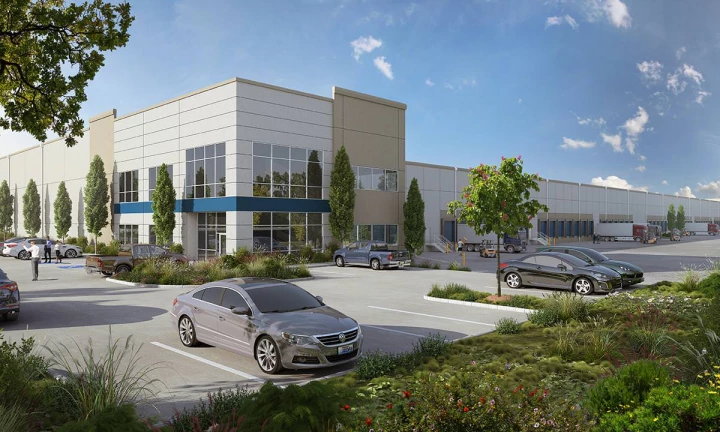 trammel crow north creek distribution facility 3d rendering
