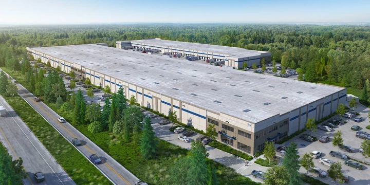 woodinville dermody maltby distribution logistics center 3d rendering
