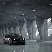 porsche 944 turbo automotive 3d rendering 05