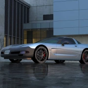 c5 corvette automotive 3d rendering 01