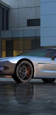 c5 corvette automotive 3d rendering 01