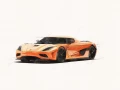 koenigsegg agera marker style automotive illustration