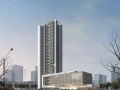 tower highrise architectural rendering