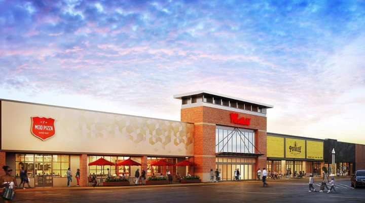 wesfield south center retail mall 3d rendering 