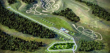 no limits motocross racing track club aerial rendering 1