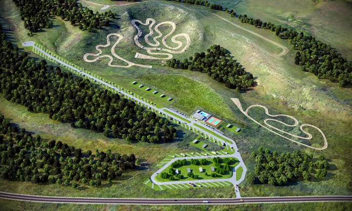 no limits motocross racing track club aerial rendering 1
