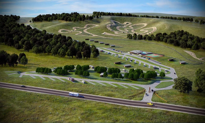 no limits motocross racing track club aerial rendering 2