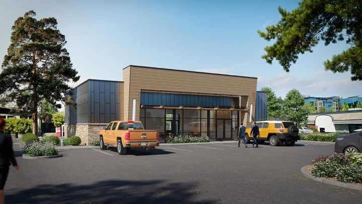 7 11 redevlopment project architectural visualization rendering