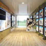 dairy industry educational trailer product illustration photorealistic rendering 1
