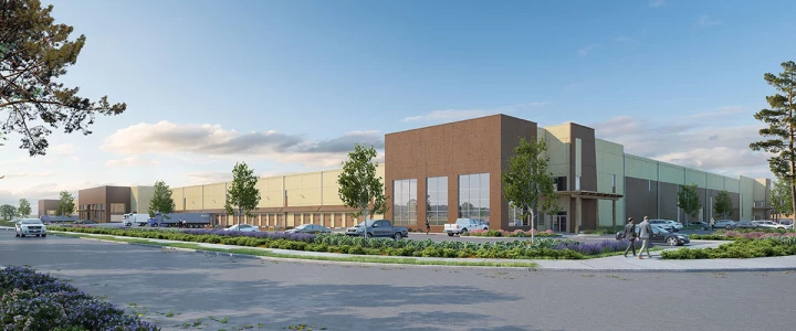 viking distribution logistics center architectural visualization renderings
