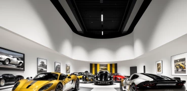 ai car museum interior
