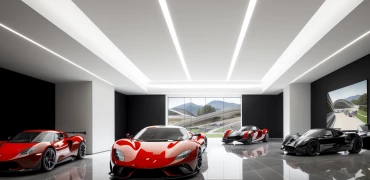 ai car museum interior