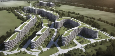 ai roof garden housing complex
