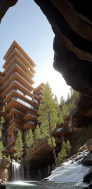 ai timber cliffside resort wilderness