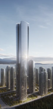 ai skyscraper summer dawn