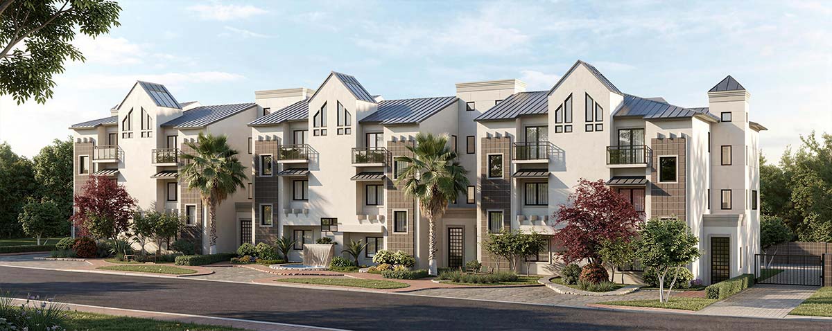 Simeon Condo Facade Rendering