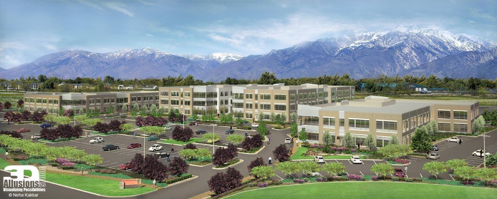 Lone Peak Overall Architectural Rendering