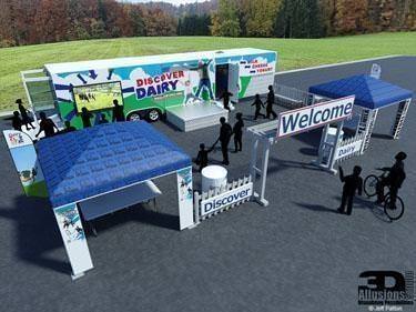  Dairy Trailer Exterior Visualization