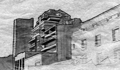 seattle cityscape sketch2