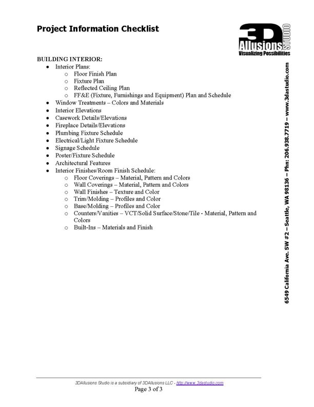 projectchecklist page 3sml