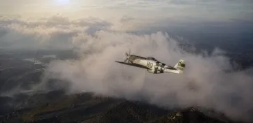 p52 mustang aviation 3d rendering