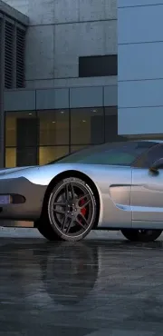 c5 corvette automotive 3d rendering 01