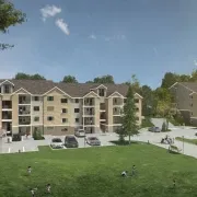 hnn axis apartment exterior rendering