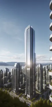 ai skyscraper summer day