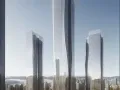 ai triple towers summer day