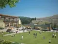 talus corporate campus grounds architectural rendering