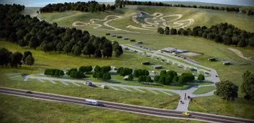 no limits motocross racing track club aerial rendering 2