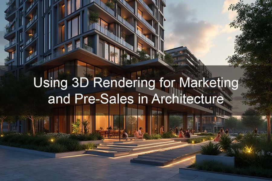 Using 3D Rendering for Marketing and Pre-Sales in Architecture