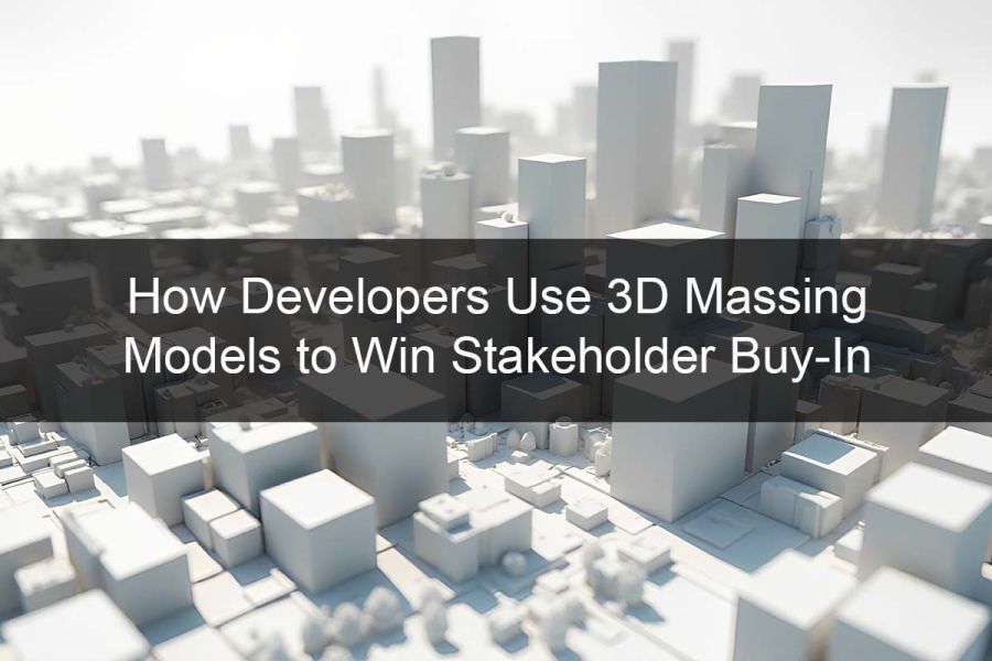 How Developers Use 3D Massing Models to Win Stakeholder Buy-In