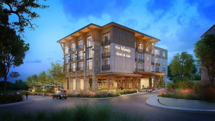 New Vine Hotel Spa Night Rendering